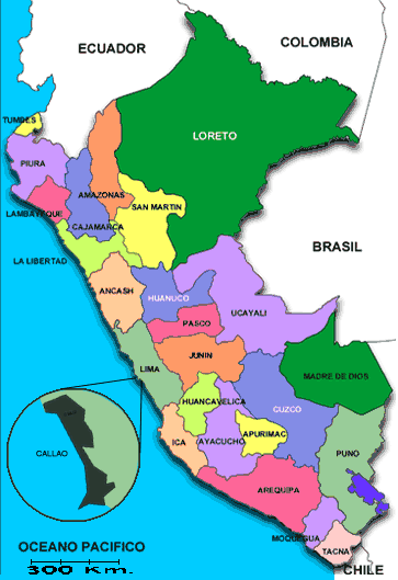 mapa del peru